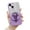 Purple, variant on Fyxkocm Phone Case for iPhone Xs Max [Compatible with Magsafe] with Butterfly Kickstand & Lanyard Soft TPU Bling Clear Shockproof Protection Cover for iPhone Xs Max 6.5" 2018 Case, Rose Gold