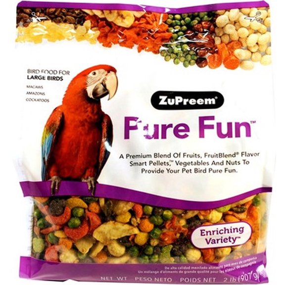Alimento premios PARA guacamaya Zupreem Pure fun grandes loros 907g