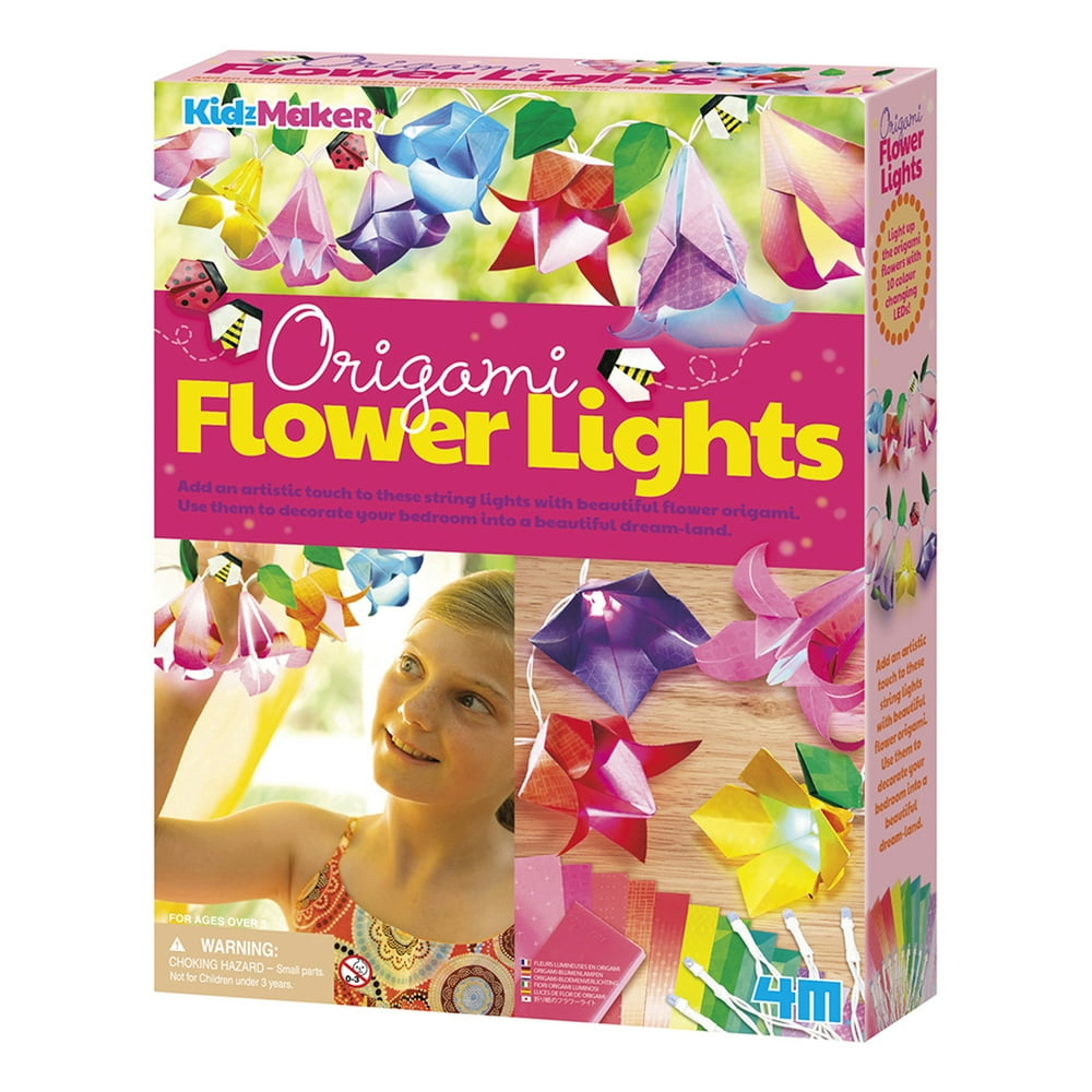 4M KidzMaker Origami Flower Lights