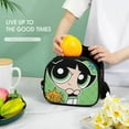 thumbnail image 6 of The Powerpuff Gi-rls Lunch Bags Reusable Insulated Lunchbox Container Handbags Adjustable Shoulder Bag, 6 of 8