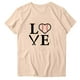thumbnail image 1 of Blusas de Manga Corta para las Mujeres Divertido Impreso Cuello Redondo Tee, Vintage Humor Gráfico Blusas de Primavera para las Mujeres, 1 of 3