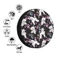 thumbnail image 4 of Fotbe Cute Poodle Dog Funda de Llanta de Repuesto con Estampado, Engrosada, Ajuste Universal para Jeep, Remolque, RV, SUV, Camión-16 inch, 4 of 6