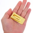 thumbnail image 3 of KAKOWELY Stainless Steel Money Clip Multi-Functional Wallet Clip Bookmark Office File Clip Wallet Money Clip Cards Storage Clip Money Fixing Clamp,2.2X"X1.02"X0.39", 3 of 4