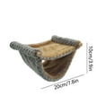thumbnail image 3 of Winter Warm Rat Hammock, Double Layer Hanging Birds Nest Bed with Warm Fleece, Bird Cage Stand Perch, Hideaway Cave Tent, Sleep Bed Cage Accessories for Rat, Guinea Pig, Chinchilla, 3 of 6