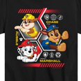 thumbnail image 3 of Paw Patrol - Chase Rubble Marshall Hexagons - Toddler & Youth Short Sleeve Graphic T-Shirt, 3 of 6
