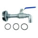 thumbnail image 2 of Grifo para bidón, válvula para tanque IBC, accesorio G2" con juntas, adaptador de salida de agua de 2" Base Convexa 20mm, 2 of 9