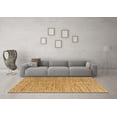 thumbnail image 3 of Ahgly Company Indoor Round Abstract Brown Modern Area Rugs, 8' Round, 3 of 4