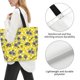 thumbnail image 3 of Balery Honeybee Bolsa Tote Estilo Estético con Cremalleras, Bolsa de Hombro, Bolsa de Compras Grande y Plegable, 3 of 8