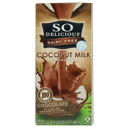 So Delicious Chocolate Coconut Milk, Non-Dairy, Vegan, Plant-Based, 32 fl