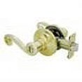 thumbnail image 2 of Taiwan Fu Hsing Industrial L6701B Brass Reversible Scroll Privacy Lockset, 2 of 2