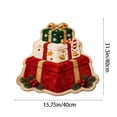 thumbnail image 6 of KKOUHVY Christmas Door Rug, Non-slipped & Absorbent Christmas Door Mat, Soft Cozy Xmas Front Door Rug for Holiday Indoor Entryway, 32x16 inch, 6 of 6