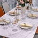 thumbnail image 5 of Decoraciones de plástico para mesa de comedor, tapetes para platos de boda, fiestas navideñas, 5 of 5