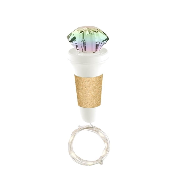 La Botella De Vino Enciende El Tapón De Botella Llevado De Las Luces Led Del Corcho De La Carga Por Usb Para La Fiesta De Navidad Cateissary HA038860-00