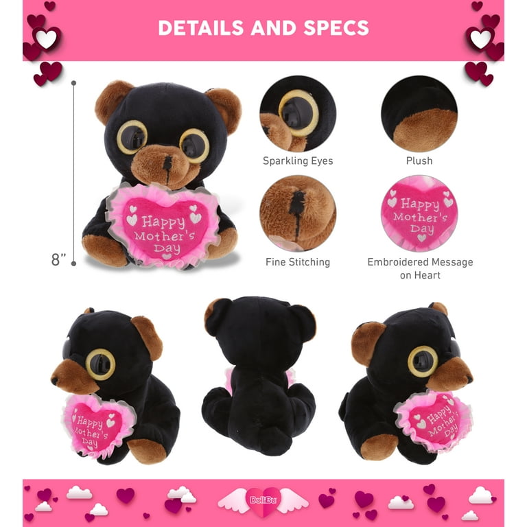 DolliBu Happy Mother's Day Super Soft Sparkling Big Eye