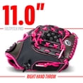 thumbnail image 3 of Guantes de softball Franklin Sports Windmill Fastpitch Pink 11, 3 of 8