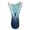 Blue-A, variant on Ocean Wave Glass Vase Ornament, 3.93 Inch Handmade Coastal Desktop Decoration, Ornament, Desktop Ornament, Desktop Decoration, for Home Office Floral Display