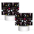 thumbnail image 2 of Haiem Colorful Geometry Pattern Acrylic Night Light Gift with 3 Color ModesTouch-Sensitive LED Lamp Perfect Gift for Mother's Day, Birthday, or Christmas, 2 of 9