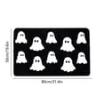 thumbnail image 3 of Halloween Bathroom Decor Bath Mat Spooky Ghosts Gothic Home Decor Black Rugs Entrance Mats for Bedroom, Living Home Decoration 31x19 Inches,Black, 3 of 6