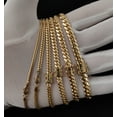 thumbnail image 3 of 14k Real SOLID Gold Miami Cuban Link Chain Necklace 1.1mm - 7mm, Real 14K Yellow Gold,Man Gold Chain,Ladies Gold Chain, Heavy 14k Gold Chain (Width:6 mm; Necklace length:24;), 3 of 10