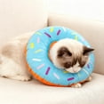 thumbnail image 4 of Hearth & Gear Cat Soft Collar Adjustable Donut Cat Recovery E Collars Spay To Stop Licking Neck Cute Donut Lick Collar For, 4 of 4