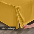 thumbnail image 5 of SGI Bedding 10 Inch Pleated Bed Skirt | Microfiber Bed Skirt | Fade Resistant, Wrinkle Free, Anti-static, Decorative, Extra Storage Space, Clutter-Free | King, Golden, 5 of 8
