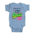 thumbnail image 1 of Baby "Kiss My Sass" Bodysuit - Light Blue - 24M, 1 of 1