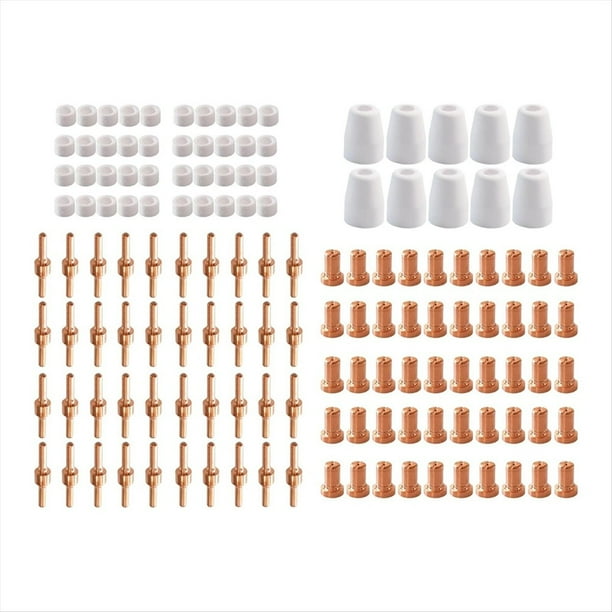 140 Consumibles de Corte por Plasma PT-31 Compatibles con CUT-40 CUT-50D CT-312 y Antorcha de Corte por Plasma.