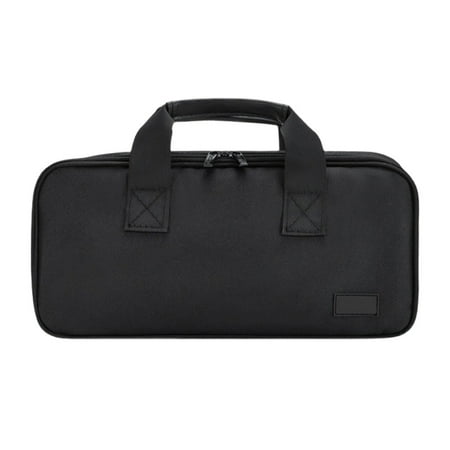 Zeiwohndc Portable Shockproof Keyboards Storage Case Multiple Compartments for Mouse Cable