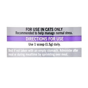 Pure Balance Pro+ Veterinarian Formulated Calm Ease for Cats, Chamomile L-Theanine L-Tryptophan Manage Stress and Anxiety Supplement Powder, Chicken Liver Flavor, 60 Servings