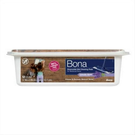 

12 Pack Lavender Scented Hardwood Wet Disposable Pads. Each