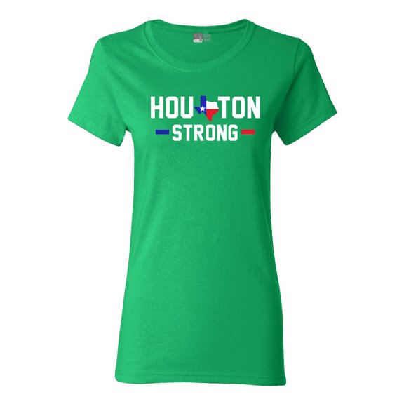 Ladies Houston Strong Map 2017 Survivor DT T-Shirt Tee