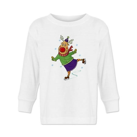 

Skating Reindeer Long Sleeve Toddler -Image by Shutterstock 3 Toddler