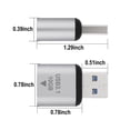 thumbnail image 3 of Convertidor de cargador de carga de 5V 10Gbps 3A Plug and Play para Macbook/Huawei/Samsung, 3 of 9