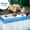 thumbnail image 1 of PALIFEUR Household Essentials Table Skirt Party Table Skirt Desk Skirt Falda Table Skirts For Rectangle Tables, 1 of 6