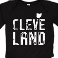 thumbnail image 4 of Inktastic Cleveland, Ohio Distressed Font Boys or Girls Long Sleeve Baby Bodysuit, 4 of 5