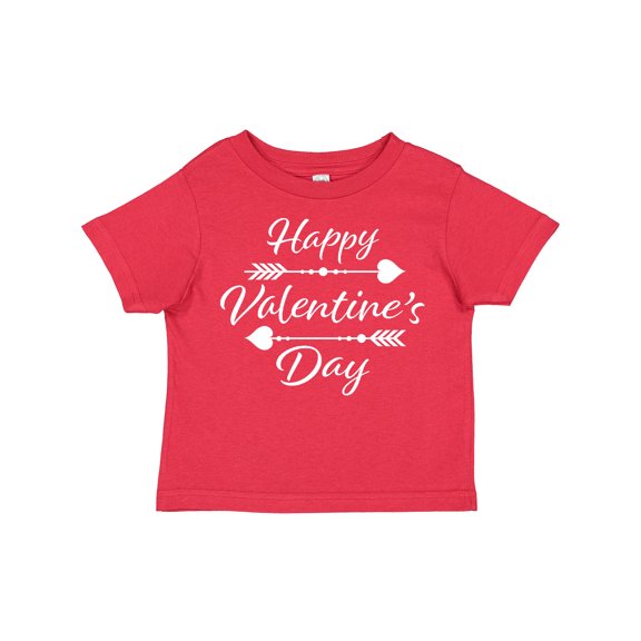Inktastic Happy Valentines Day with Arrows Boys or Girls Toddler T-Shirt