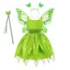 thumbnail image 3 of Disfraz de Disney Tinker Bell para niñas, disfraz de Hada Verde, vestido de princesa de fantasía, fiesta de cumpleaños, Halloween, Carnaval, ropa, 3 of 5