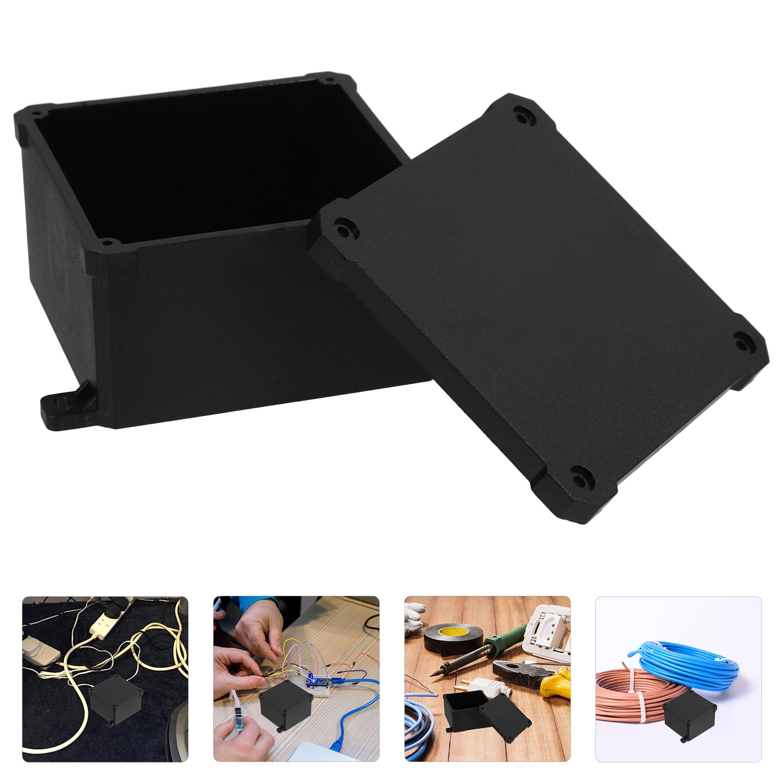 Hemoton 2pcs Electrical Junction Box Outdoor Electrical Junction Box Outdoor Underground Wire Connector Outdoor Electrical Junction Holder