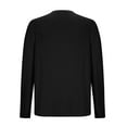 thumbnail image 6 of PNTUTB Men's Fashion Solid Color Lightweight Breathable Crew Neck Long Sleeve Sports Casual Top, 6 of 6