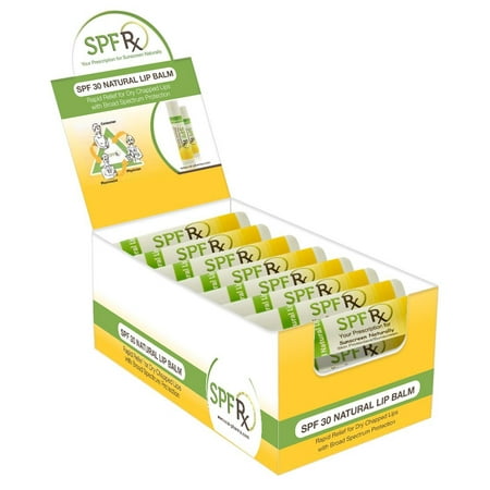 SPF Rx Bulk Sunscreen Mango Lip Balm with Broad Spectrum UVA / UVB Protection SPF 30, 35
