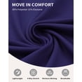 thumbnail image 3 of Women's Pleated Tennis Skirt Double Ruffle Golf Skirts for Women Skort with Pockets Tummy Control Athletic, 3 of 6