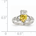 thumbnail image 2 of Bague Clé de Naissance en Or Blanc 14K, 2 of 2
