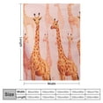thumbnail image 4 of ARISTURING  Giraffe Blanket in The Dark Animal Blanket Toddler for Kids Girls Birthday Presents Toys, 4 of 6