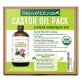 thumbnail image 1 of Paquete de aceite de ricino Rejuvenaturals con 480 ml de aceite de ricino orgánico, 1 of 5