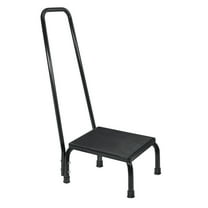 McKesson Step Stool with Handrail Black 16-11220, 1 Ct