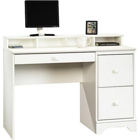 Sauder Falls Village Computer Desk in Soft White