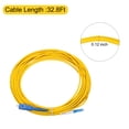 thumbnail image 2 of 32,8 Pies Monomodo Simple Fibra Óptica Conexión Cable Suscriptor Connector a LC para Datos Centros Enrutador Conmutadores Transceptores, 2 of 5