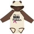 thumbnail image 3 of Inktastic Breast Cancer Awareness My Nana is a Fighter Boys or Girls Long Sleeve Baby Bodysuit, 3 of 5