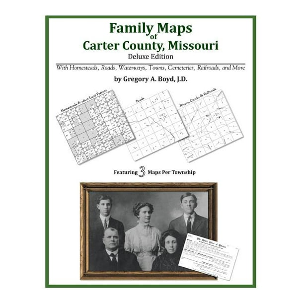Family Maps of Carter County, Missouri