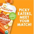 thumbnail image 4 of Bolsitas de comida para bebés HAPPYTOT Stage 4 Love My Veggies 125 ml x 16, 4 of 7